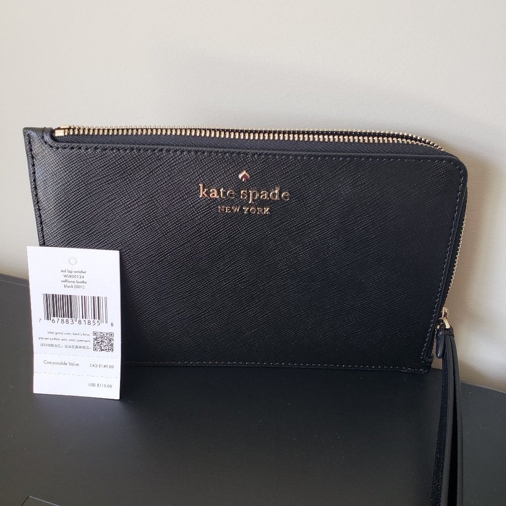 Kate Spade Staci medium l-zip wristlet